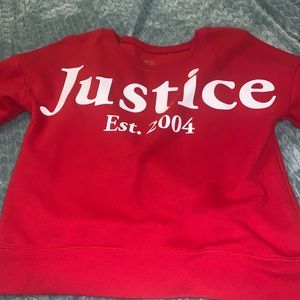 Justice Girls  , size 14/16 , sweaters , and shirt .